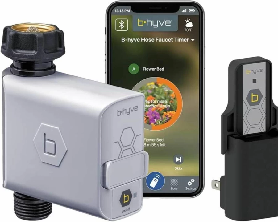 Orbit B-Hyve 21004 Smart WiFi Hose Watering Timer with Hub for Automated Garden Irrigation