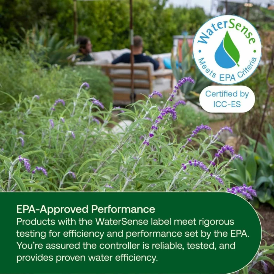 Rain Bird Arc6 Smart WiFi Irrigation Controller, 6-Zone Alexa-Compatible Indoor Sprinkler Timer, EPA WaterSense Certified