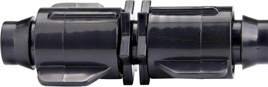 Raindrip S5600Ub Smart Loc Universal Coupling for 1/2-Inch, 5/8-Inch, and 0.710-Inch Drip Irrigation Tubing - Black Drip Irrigation Fitting
