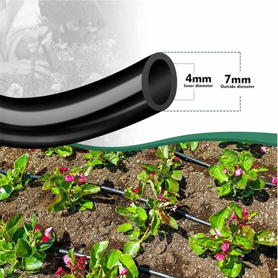 Generic 98.4Ft/30M Drip Irrigation Kit, 149Pcs Automatic Watering System with Adjustable Nozzles, DIY Garden Greenhouse Mist Cooling for Lawn, Flower Bed, Patio