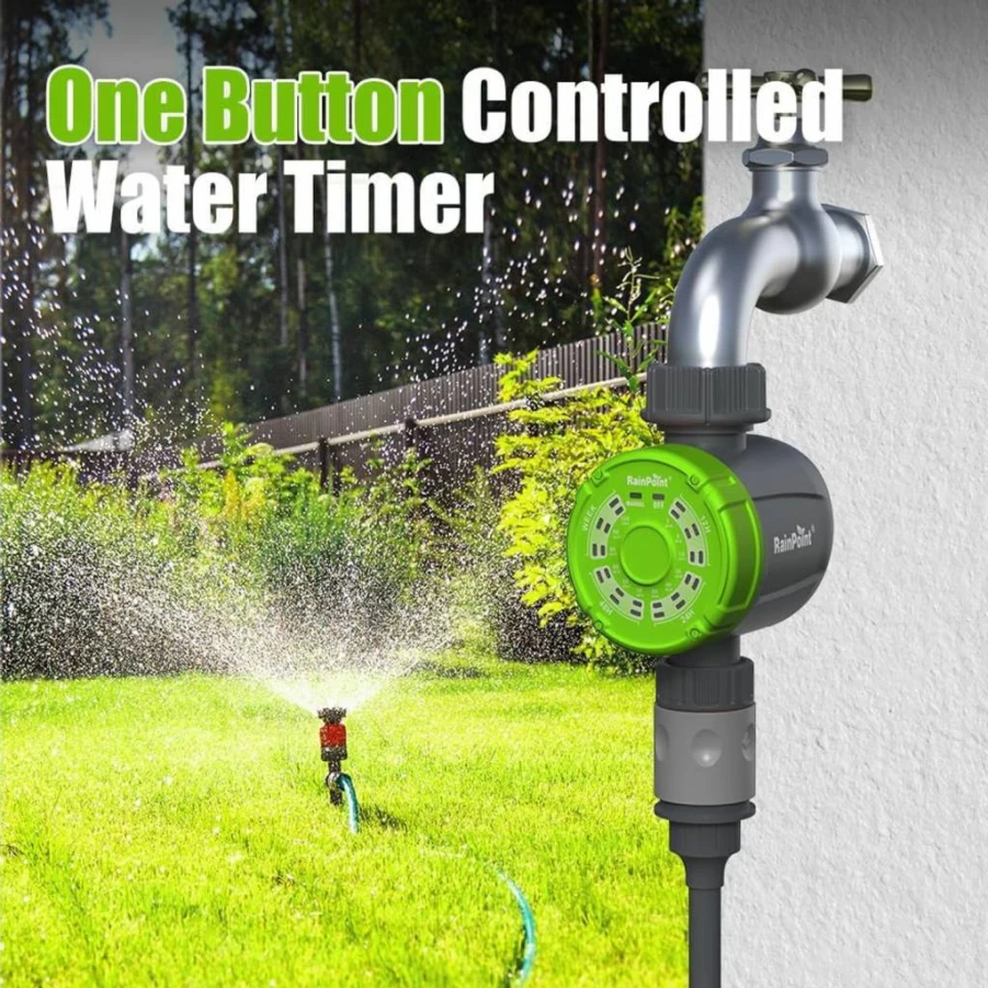 BALDR Smart Hose Timer - Automatic Garden Irrigation System with Customizable Watering Schedule, Rainproof Outdoor Sprinkler Timer for Efficient Lawn & Plant Care