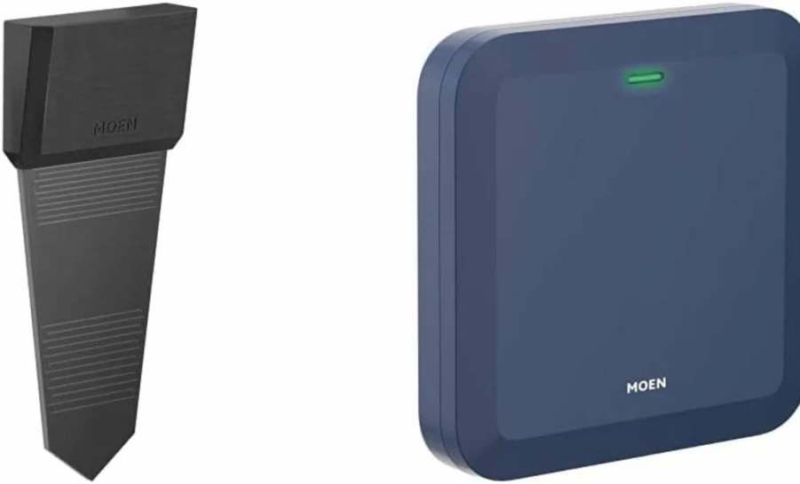 Moen 3-Pack Smart Wireless Soil Sensor & 16-Zone Smart Sprinkler Controller Bundle – Wisns002G1Usa & Wicnt016G1Usa
