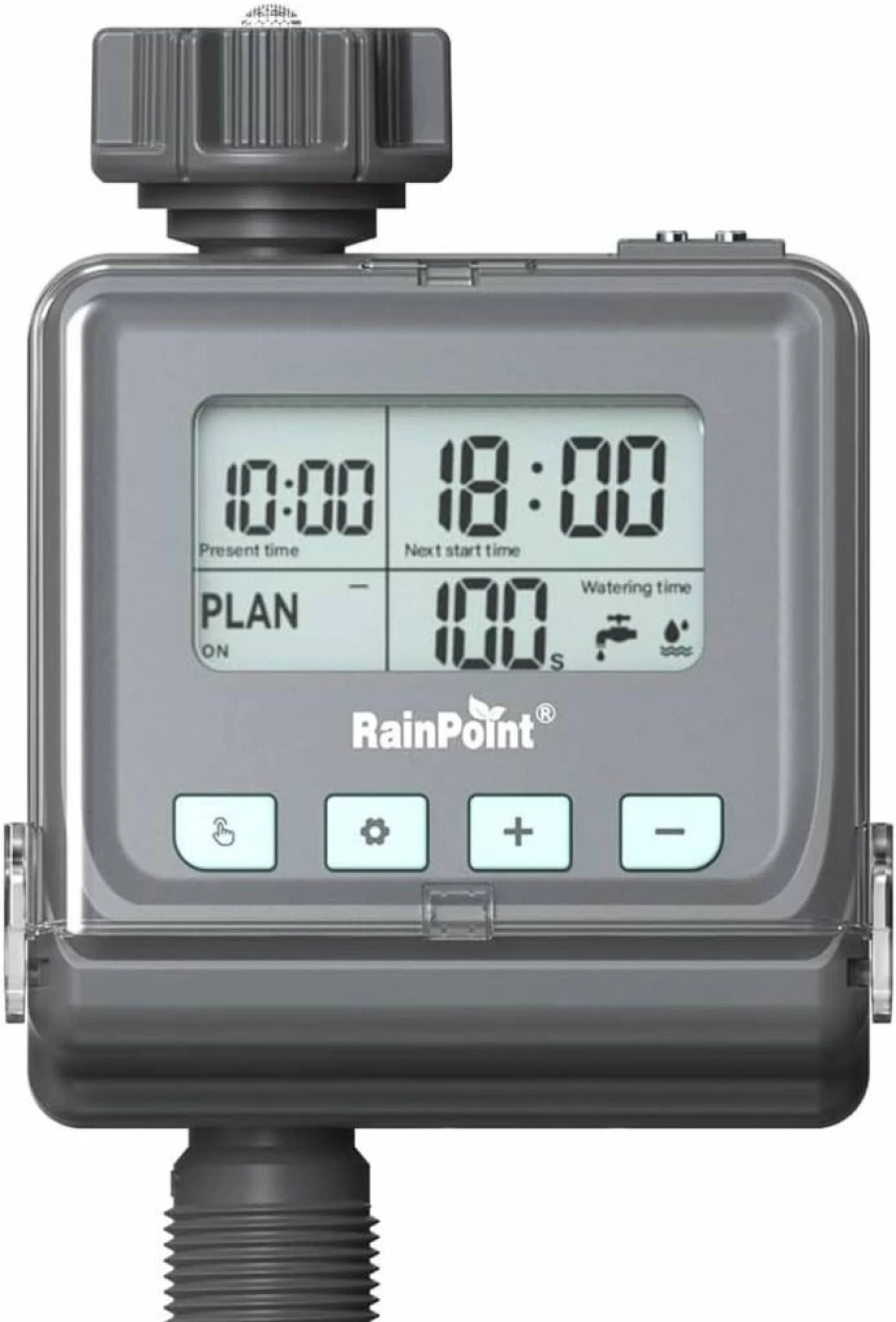 BALDR Smart Hose Timer for Garden - 3 Custom Programs, Rain Delay Sensor, Drip Irrigation System, WiFi Outdoor Sprinkler Timer for Lawn & Plant Watering
