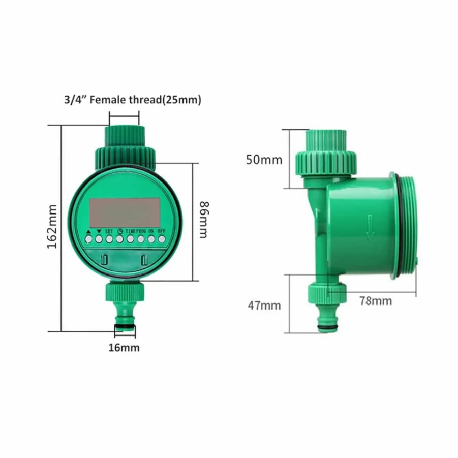 ASRTD 4-Zone Smart Irrigation Timer Kit - Automatic Watering System for Home Garden, Flowers & Vegetables