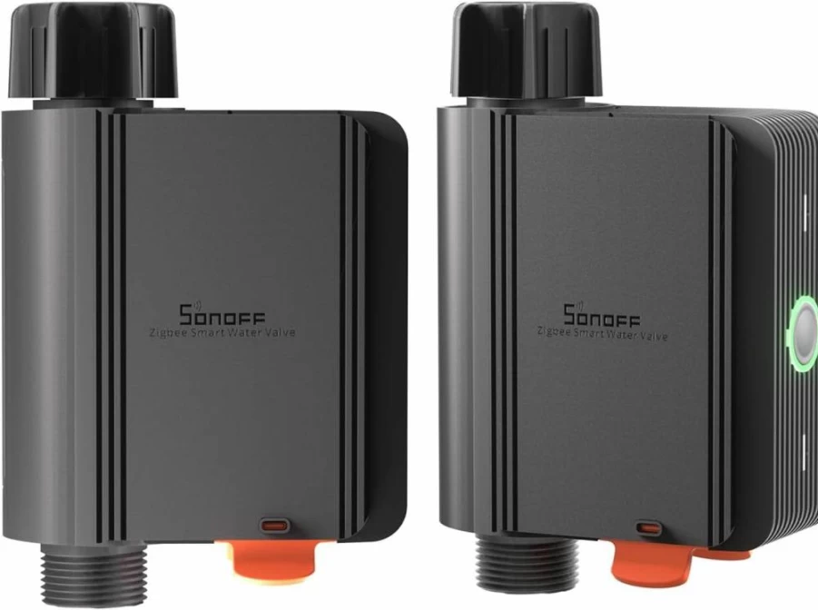 SONOFF Zigbee 3.0 Smart Sprinkler Timer for Garden Hose, Alexa & Google Home Compatible Outdoor Irrigation Controller, Auto Watering for Lawn Pool (SVH-NH, 2 Pack)
