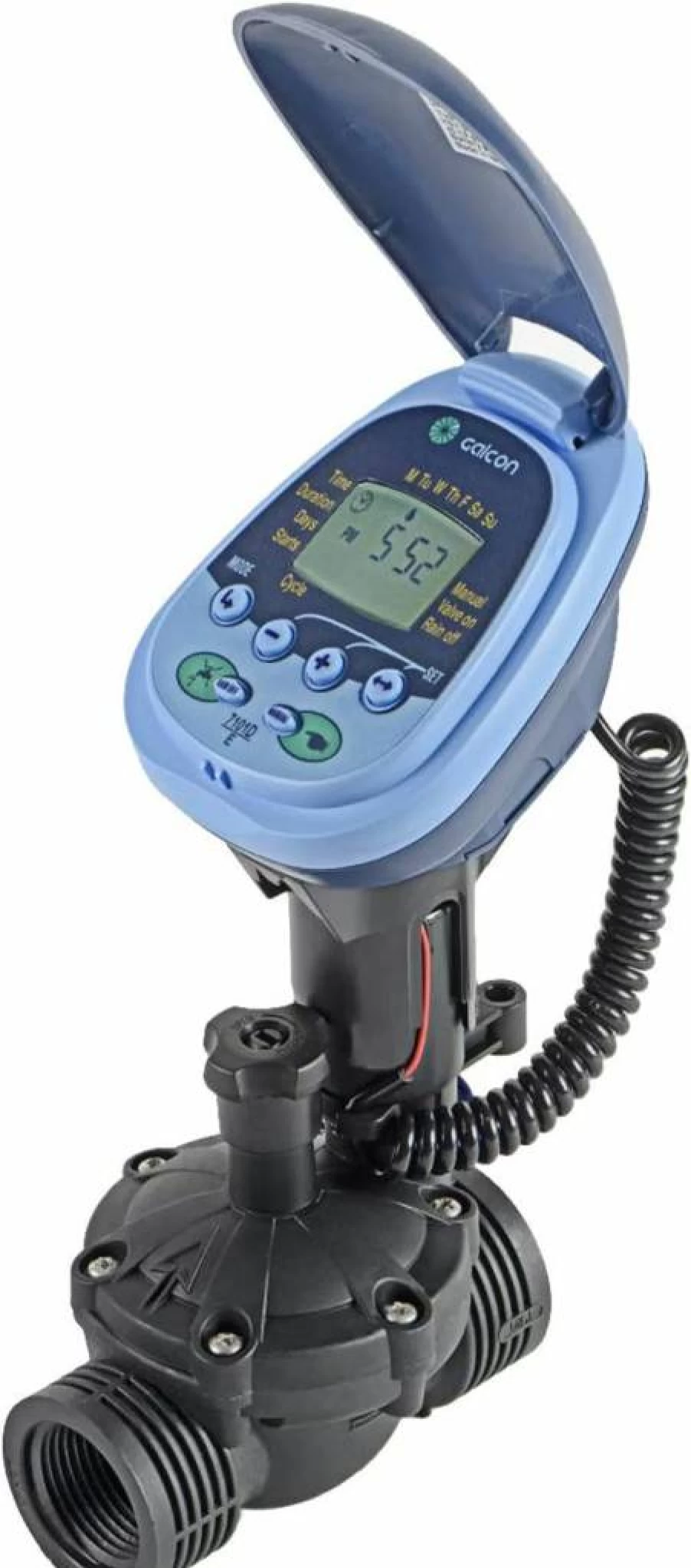 Galcon 7101D Waterproof Battery-Operated Irrigation Timer with 3/4 Inch Valve for Drip & Sprinkler Systems