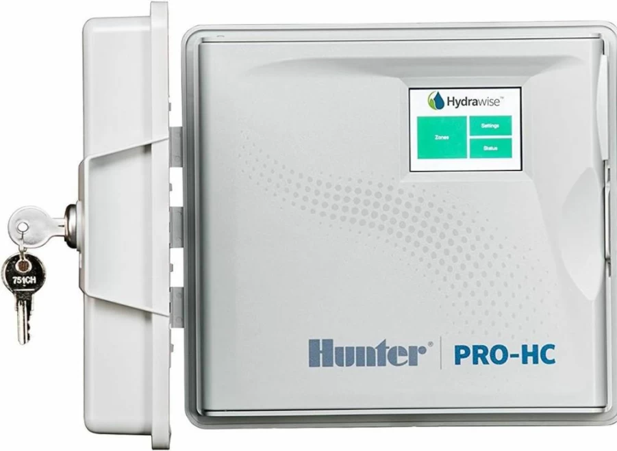 Hunter Pro-HC PHC-600 Smart Wi-Fi Irrigation Controller, 6-Station, Hydrawise Web-Based Software, Professional Grade for Residential Outdoor Use