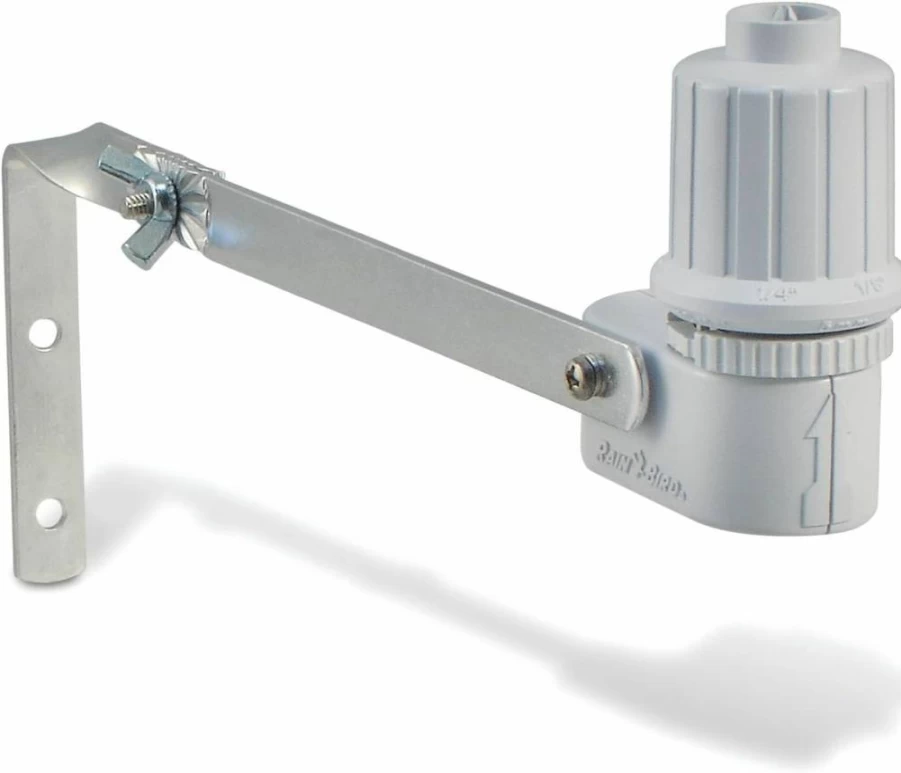 Rain Bird CPRSDBEX Wired Rain Sensor with Mounting Bracket - Gray Weather-Resistant Irrigation Accessory