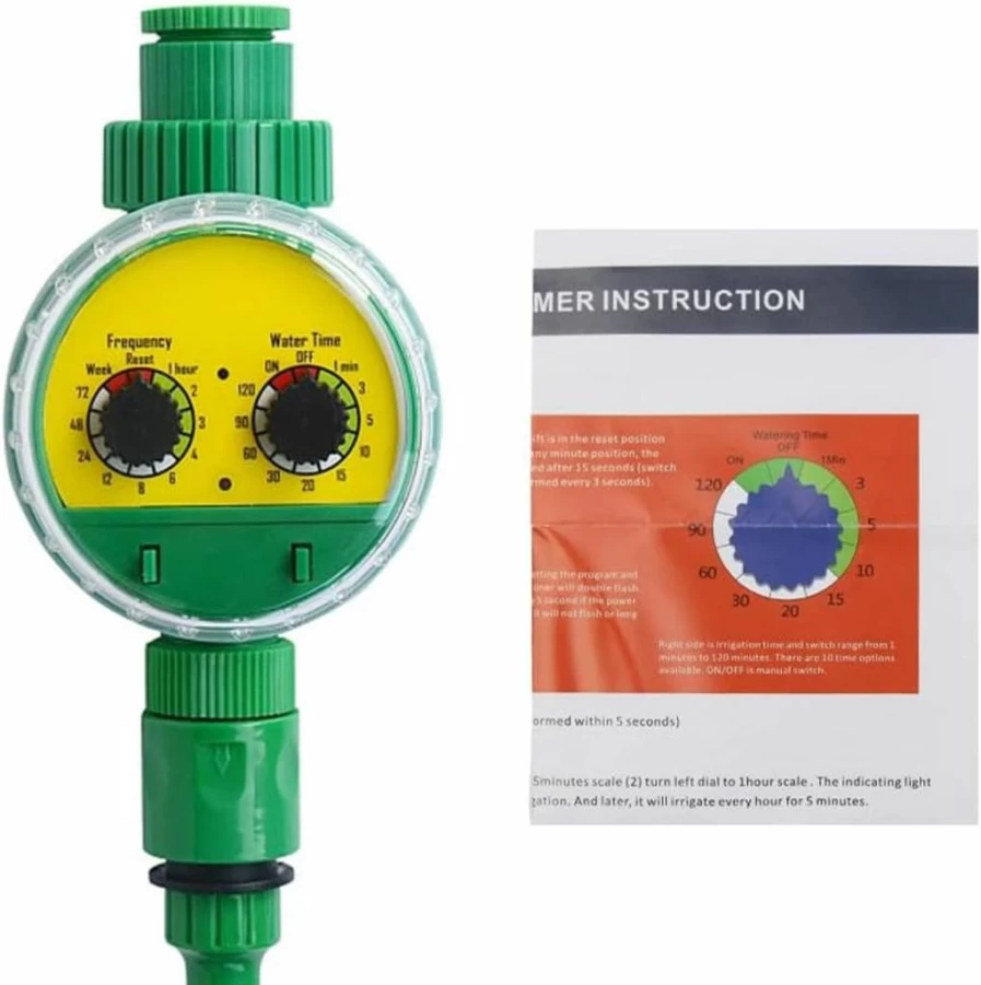 Ximimark Smart Water Timer - Automatic Irrigation Controller for Garden, Lawn, Indoor Plants with Precise Timing & Custom Schedules