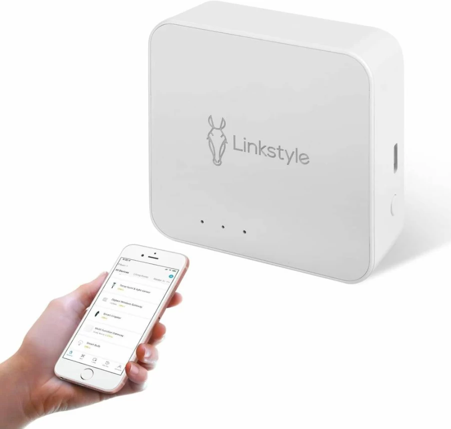 Linkstyle.life Smart WiFi Water Timer with Hub - Remote Control Sprinkler Timer, App & Voice Compatible with Alexa & Google, Ideal for Smart Irrigation & Garden Hose Automation