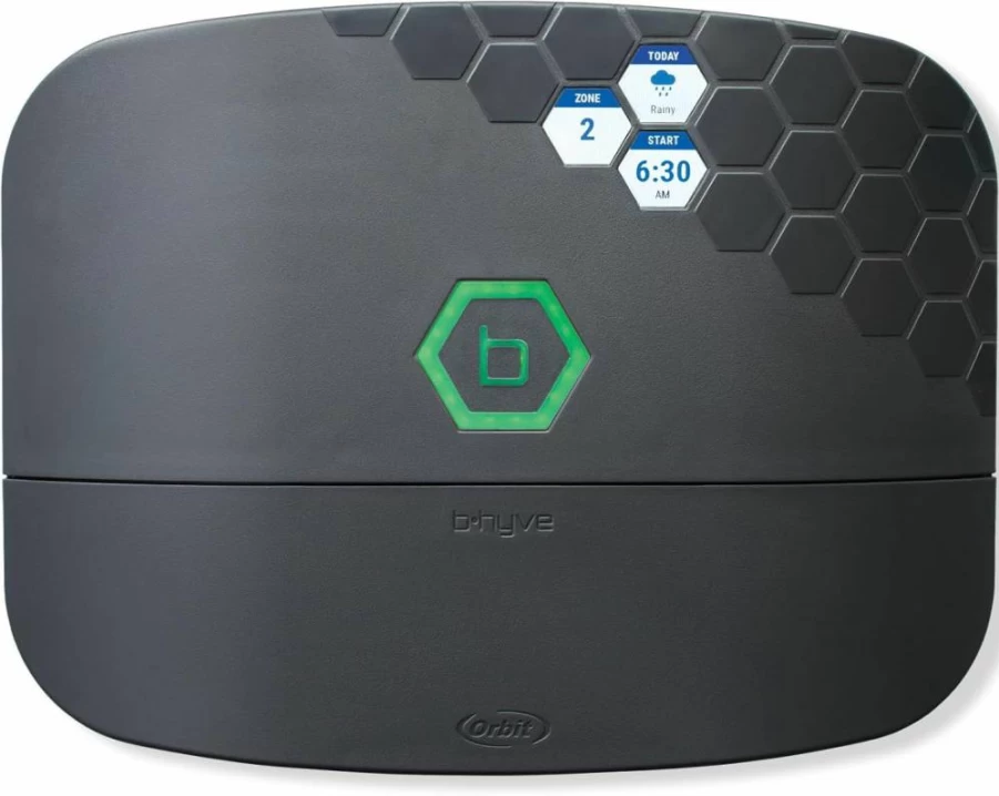 Orbit B-Hyve XR Smart WiFi Sprinkler Controller - 8 Zone Indoor/Outdoor Water Timer for Lawn & Garden Irrigation