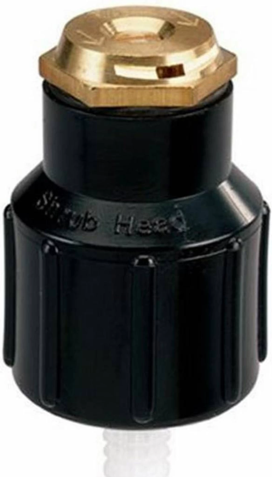 Orbit 54054 Adjustable Brass Shrub Sprinkler Head with 15-Foot Spray Range