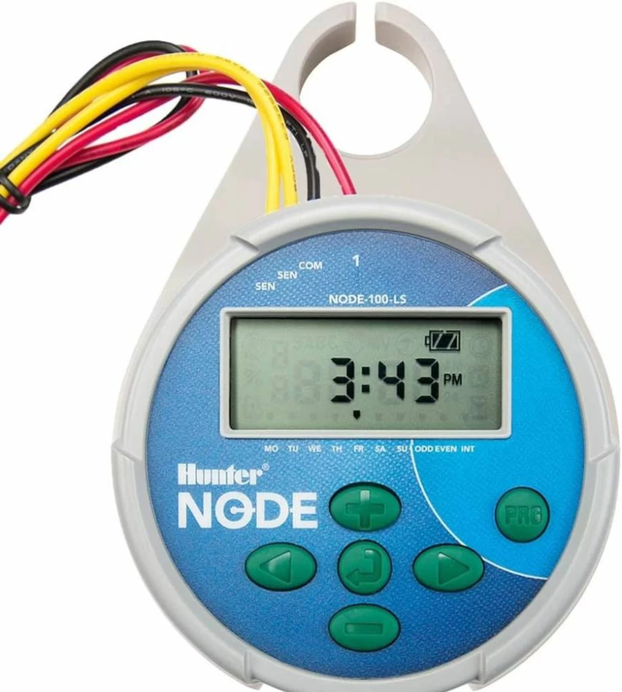 Hunter Node600 6-Station Outdoor Irrigation Controller - Smart Sprinkler System by Hunter Industries