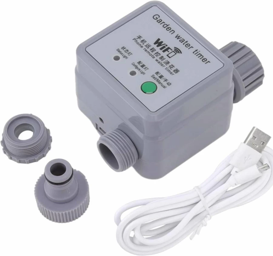 Pilipane WiFi Smart Sprinkler Timer - Automatic Irrigation System for Garden, Lawn & Plant Watering with Remote Control via Mobile App