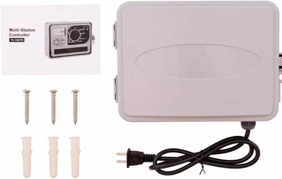 Grouven Smart WiFi Sprinkler Controller - 11-Zone Irrigation System for Indoor/Outdoor Use, Watering Timer for Garden & Lawn