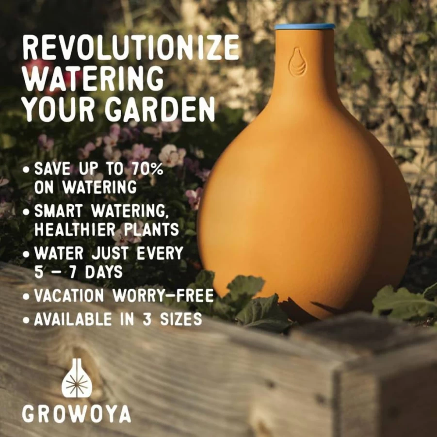 Growoya Olla Pot - Sustainable Underground Plant Irrigation System for Garden Beds, Raised Beds & Grow Bags
