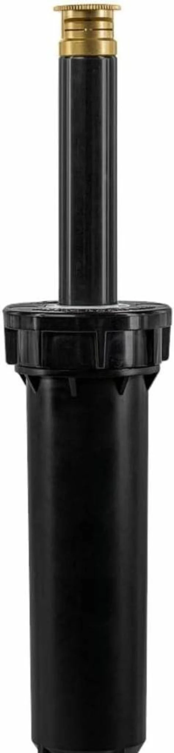 Orbit 80314 4-Inch Professional Pressure-Regulating Pop-Up Sprinkler Head with 15-Foot Brass Nozzle, Adjustable Half Spray Pattern for Lawn Irrigation