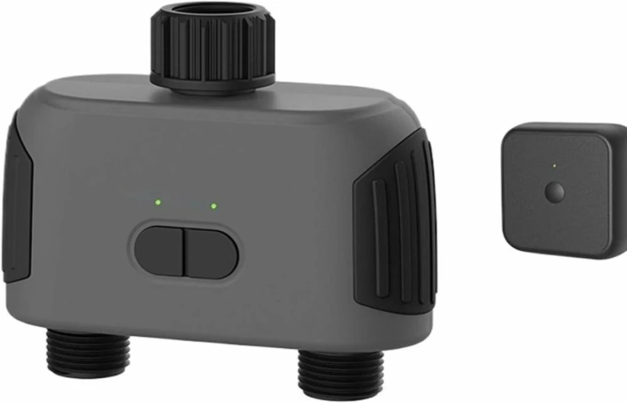 Smart WiFi Garden Watering Timer - Automatic Drip Irrigation System with Hub, Two Way Valve, EU Compatible by VSKFCGBNM