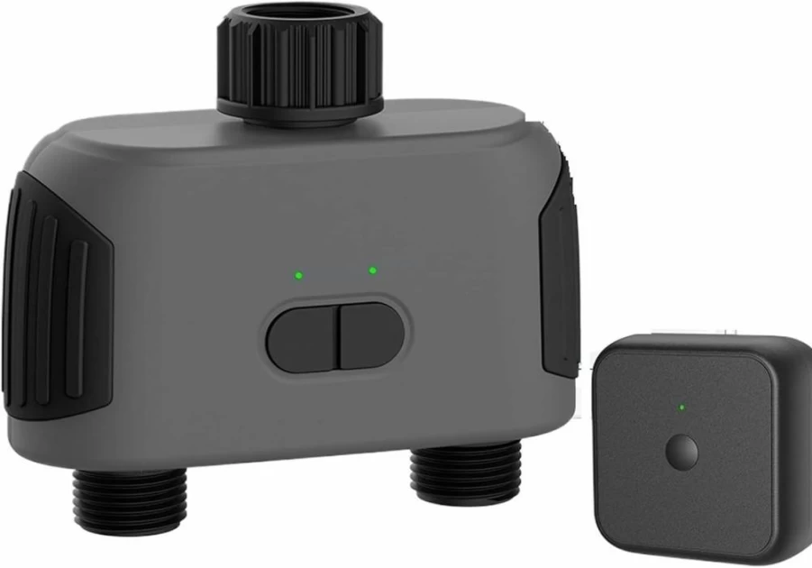 Smart WiFi Garden Watering Timer - Automatic Drip Irrigation System with Hub, Two Way Valve, EU Compatible by VSKFCGBNM