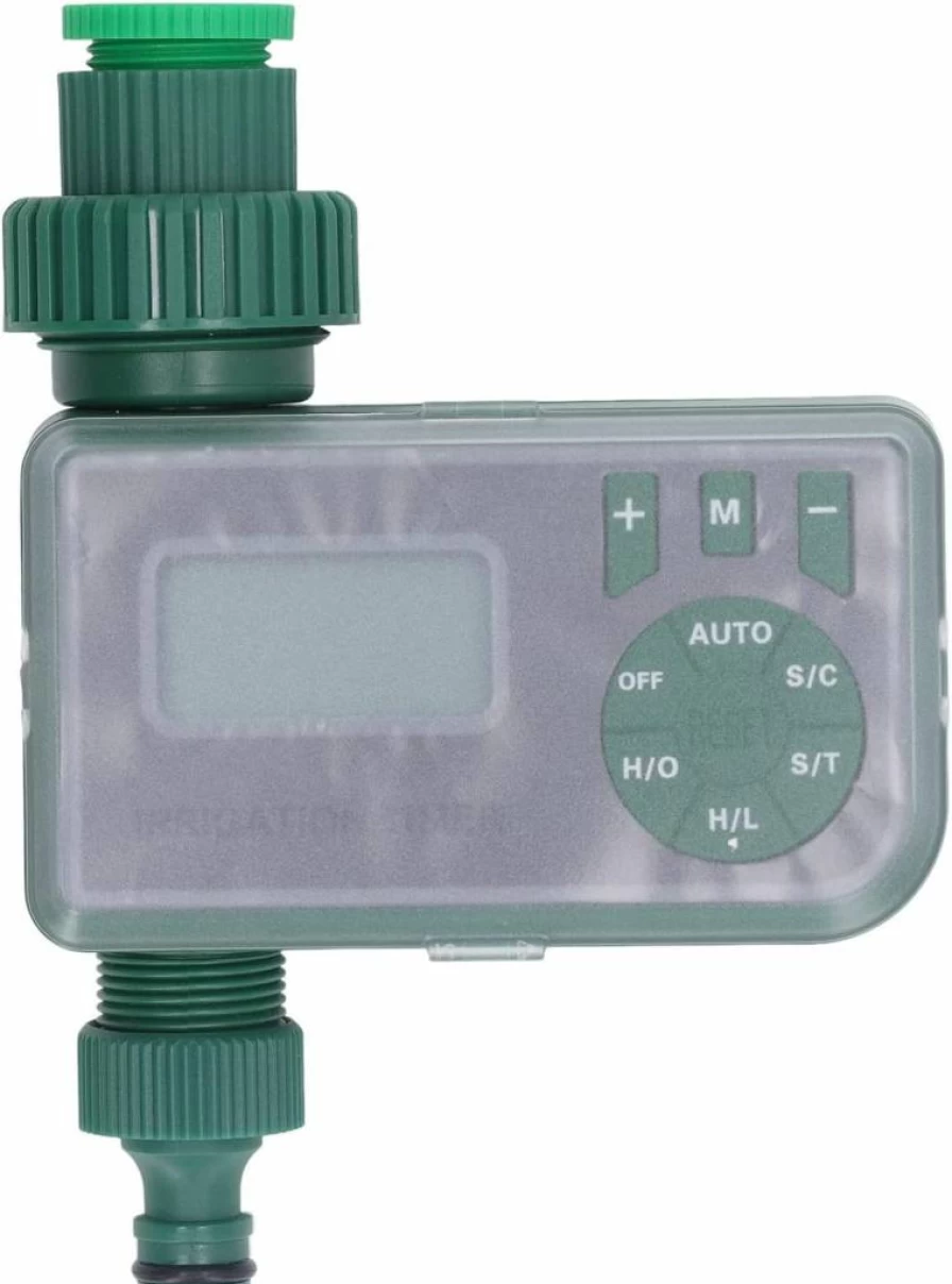 Loboo Idea Smart Irrigation Timer with LCD Screen - Leakproof Automatic Watering Controller for Outdoor Garden Hose Systems
