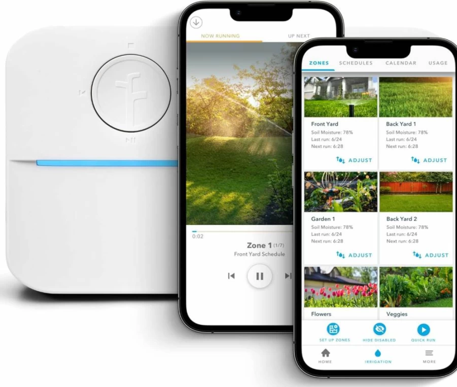 Rachio 3 Smart Sprinkler Controller Bundle - 8 Zone Alexa Compatible with Weather Intelligence Plus, Rain Skip & Outdoor Enclosure
