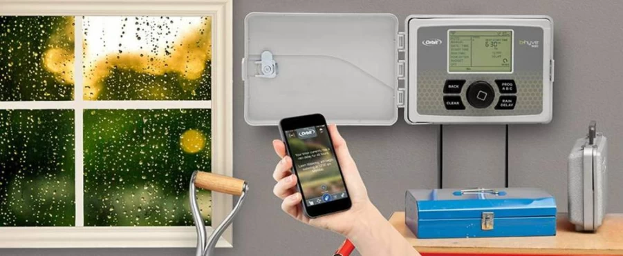 Orbit B-Hyve 57946 Smart WiFi Sprinkler Controller - 6-Zone Indoor/Outdoor Irrigation System