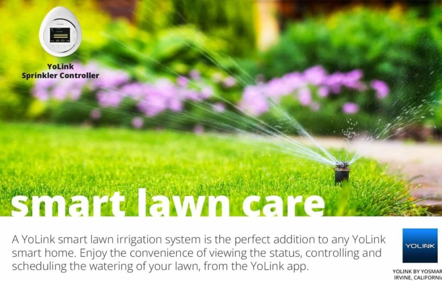 YoLink Smart Sprinkler Controller - WiFi Irrigation System for Lawn & Garden, Compatible with Alexa & Google Home