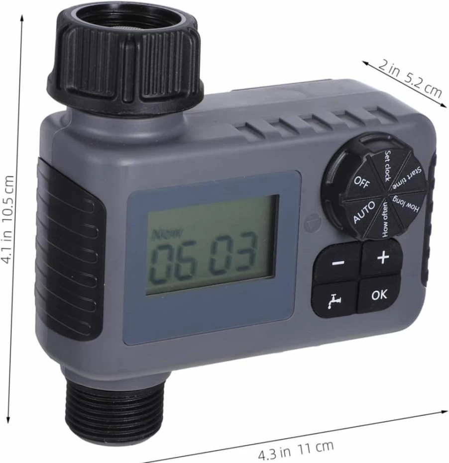 FUNOMOCYA Smart Garden Hose Timer with Digital Display - Programmable Water Timer for Lawn, Yard, and Irrigation Saving