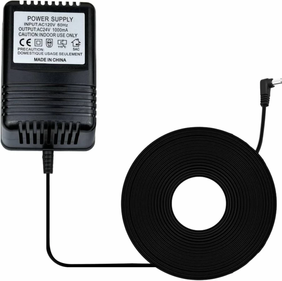MSZLZTD 24V AC 1A Power Adapter for Rachio Smart Sprinkler Controller, Replacement Power Supply Cord for Indoor Irrigation Systems