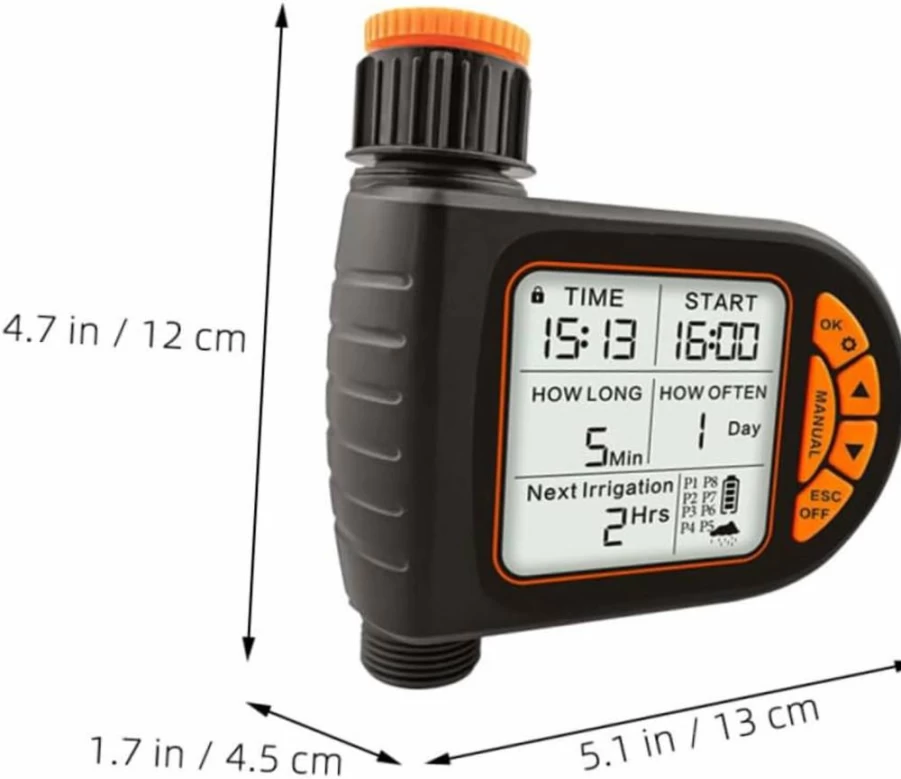 Milisten Digital Garden Sprinkler Timer - Smart Irrigation Controller for Automated Plant Watering System