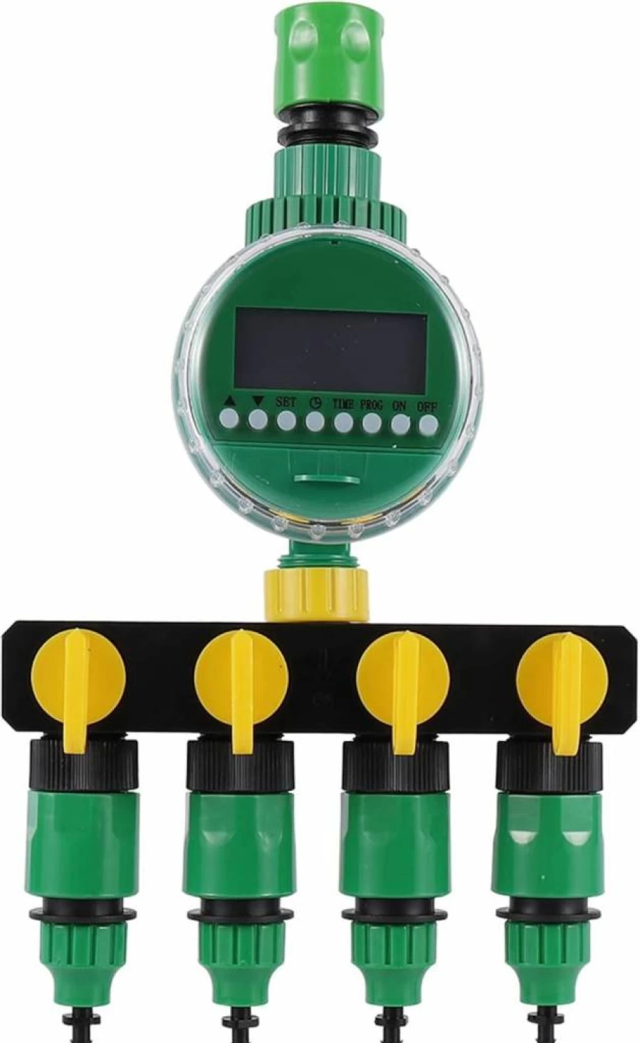 NANZU 4-Way Smart Irrigation System with Automatic Watering Timer for Home Garden, Flowers, and Vegetables