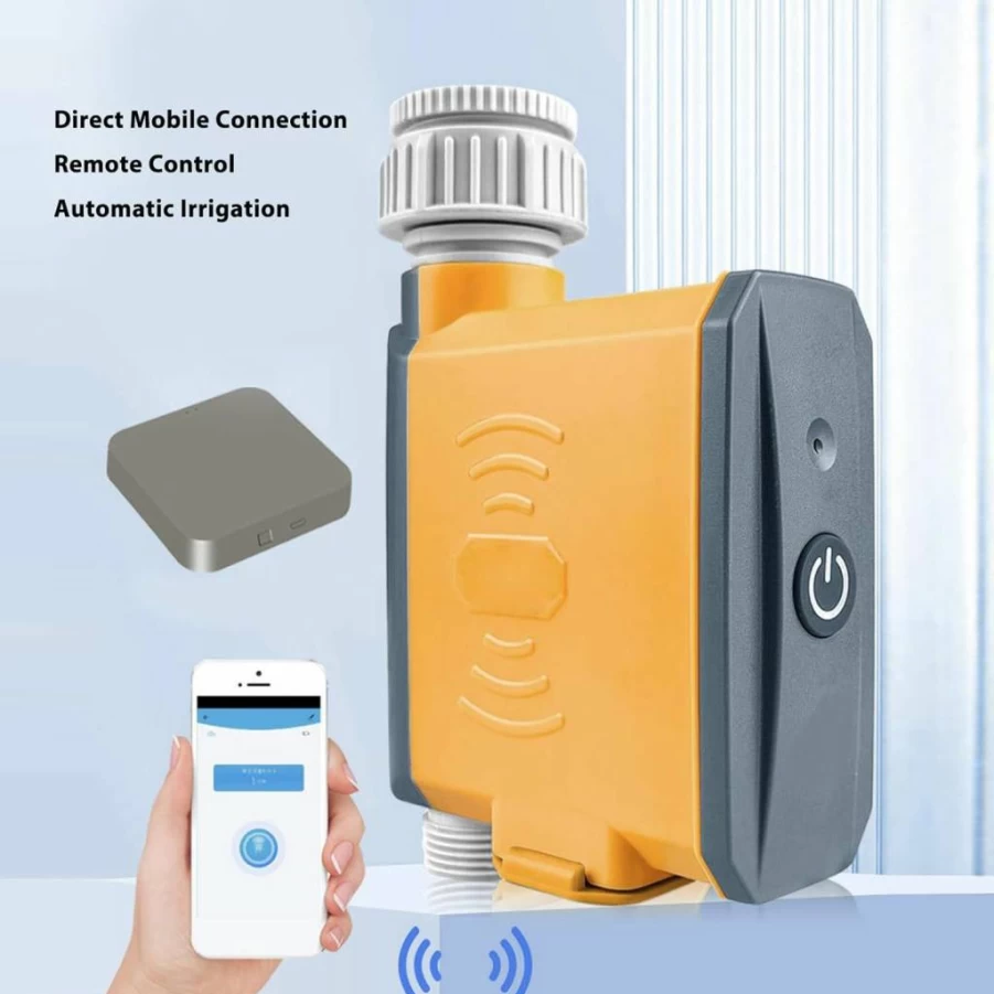 Sorandy Smart Zigbee Sprinkler Timer - Automatic Hose & Drip Irrigation Controller for Lawn, Garden, Balcony, Yard