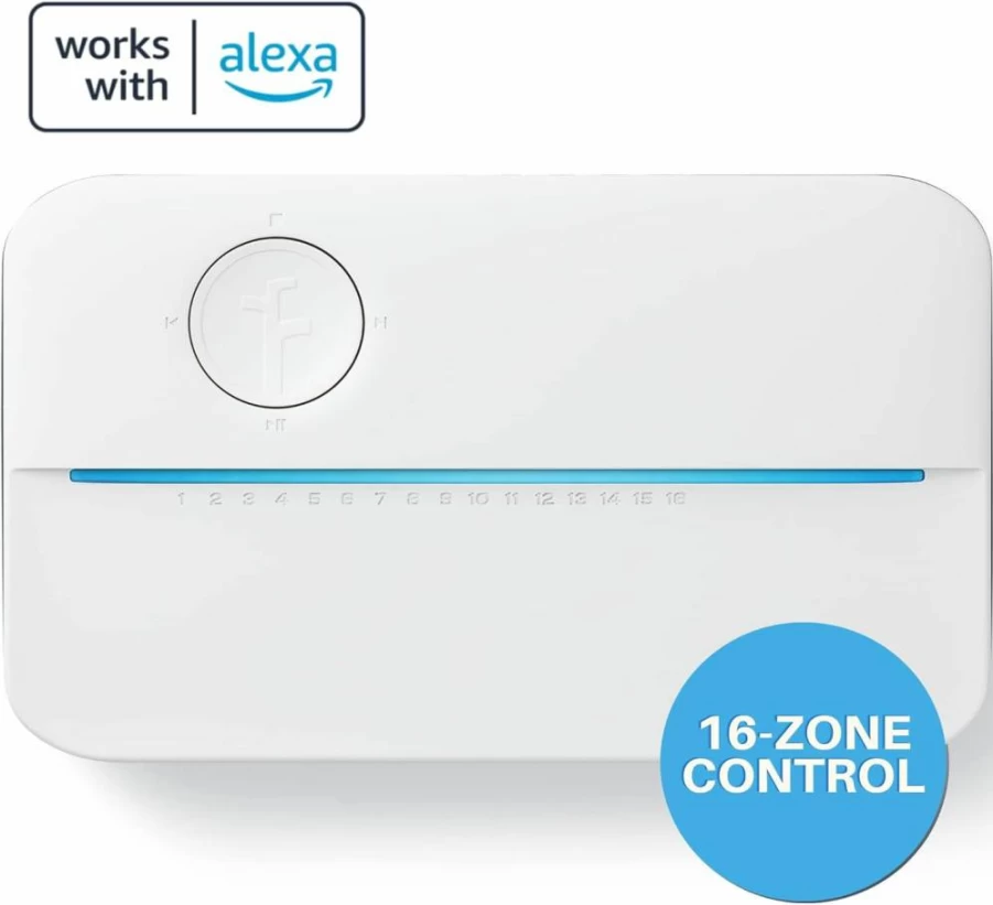 Rachio 3 Smart Sprinkler Controller Bundle - 16 Zone Alexa Compatible with Weather Intelligence Plus, Rain Skip & Outdoor Enclosure